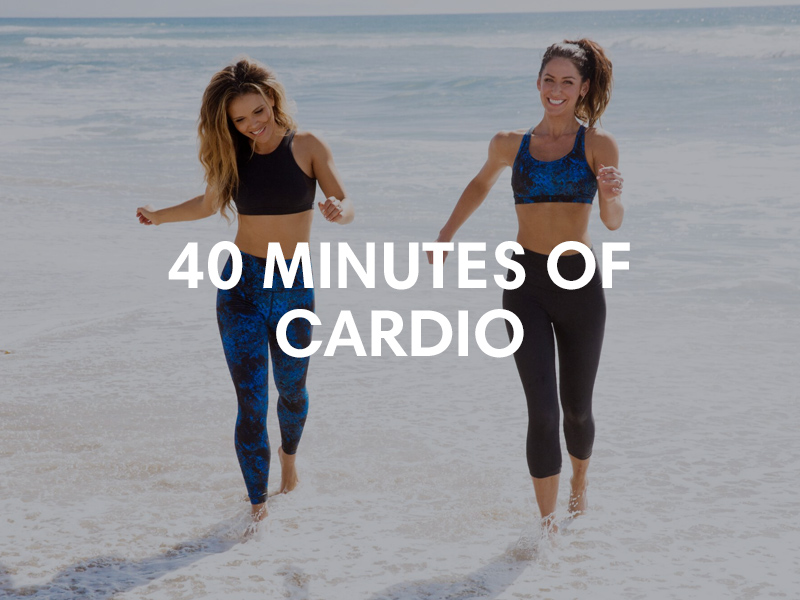 40 Minutes of Cardio Tone It Up Weekly Schedule