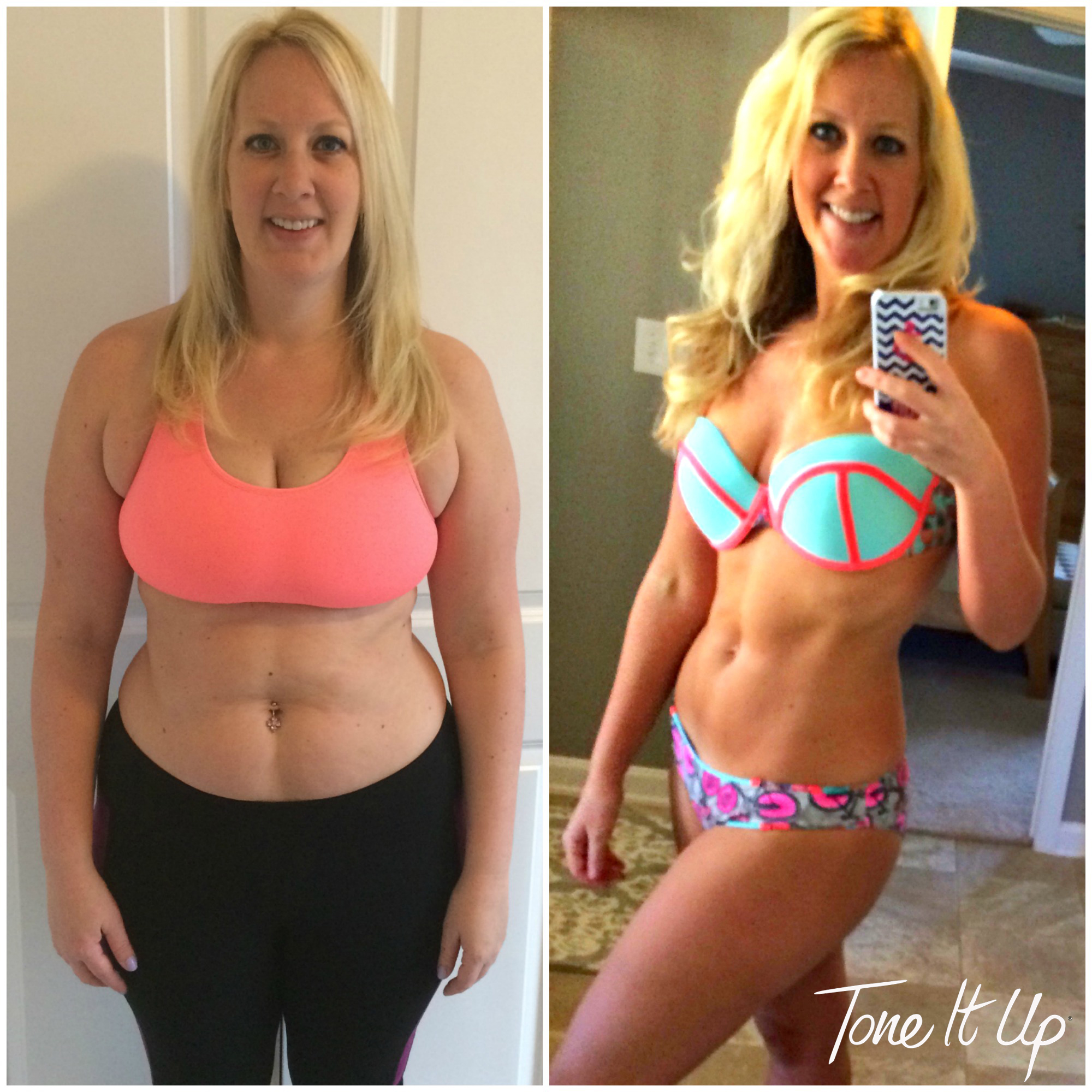 Tone It Up Challenge Review - Instagram Fitness Workout Before and After