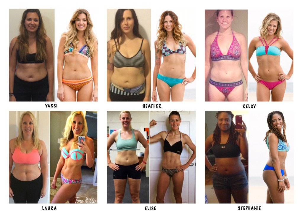 Tone It Up Nutrition Plan Success Stories Transformations Collage