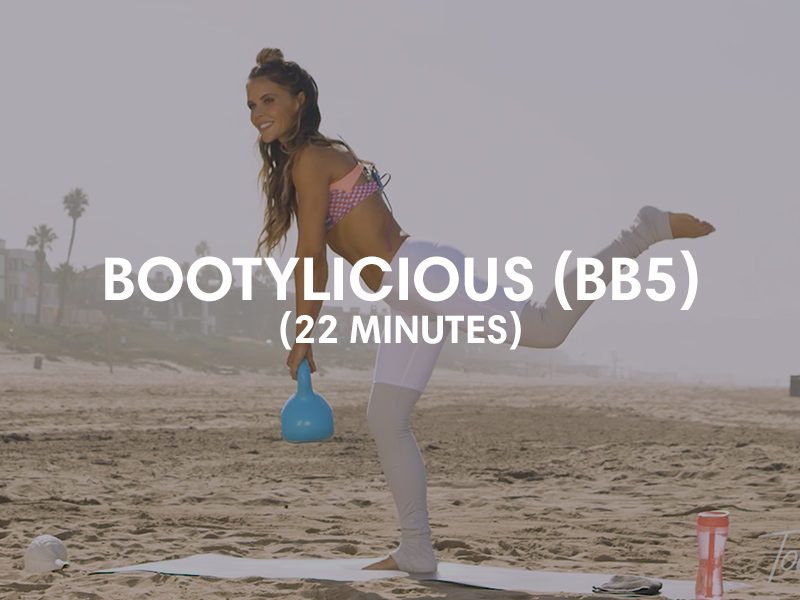bootylicious butt workout beach babe five bb5 tone it up bikini series katrina scott