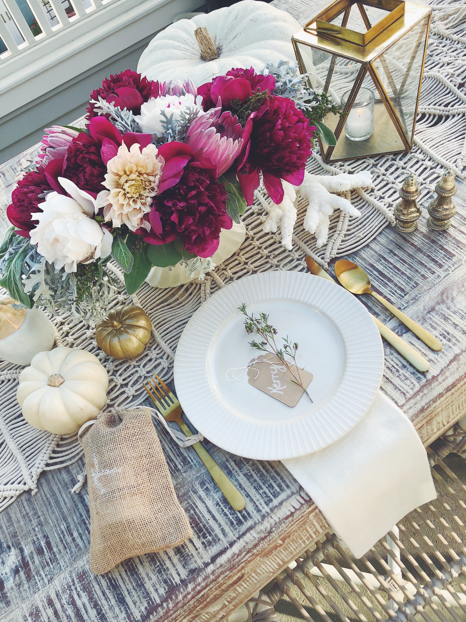 thanksgiving tablesescape decor katrina scott