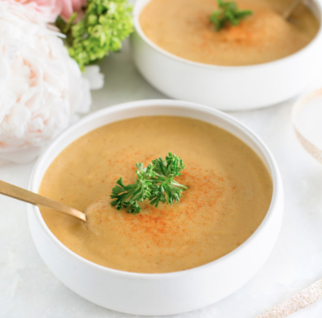 Find the recipe for this delicious Butternut Squash Lentil Soup from the Tone It Up Love Your Body Meal Plan.