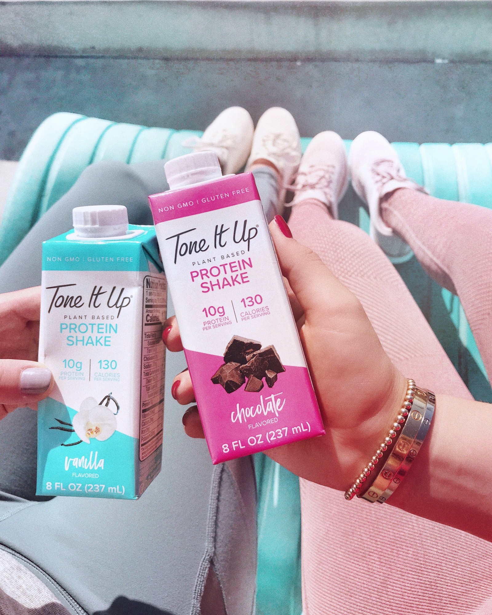 Tone It Up Protein shakes are easy, portable, convenient, protein-packed, healthy, and slimming.