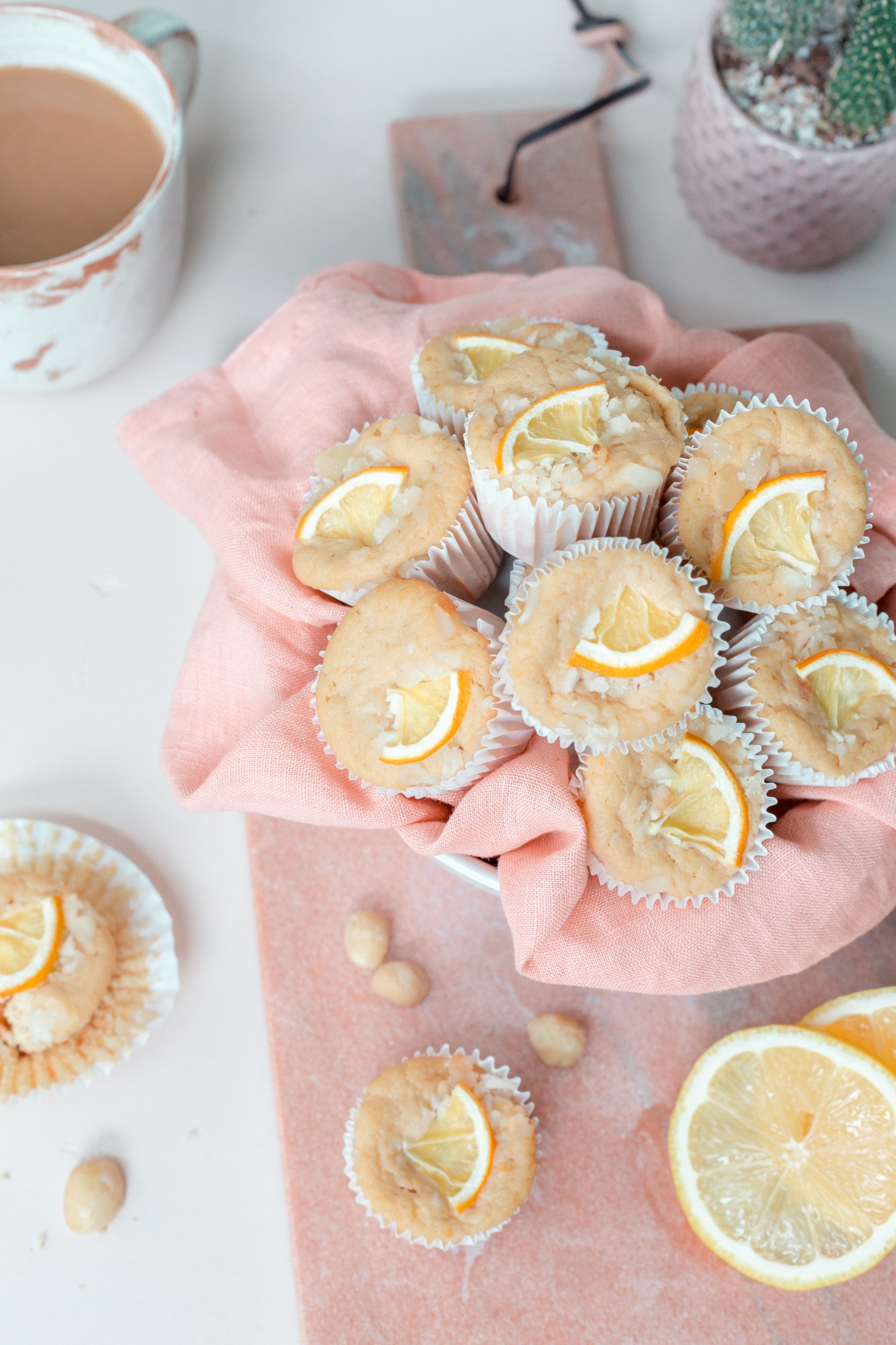 Try this healthy, easy, and delicious Lemon Macadamia Mini Muffin recipe.